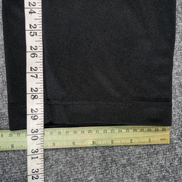 Nike Swoosh Track Pants Women Small Black Gold Side Stripe - Picture 6 of 11